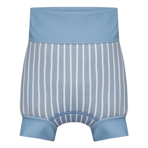 Culotte couche en néoprène - Azure - Rayé