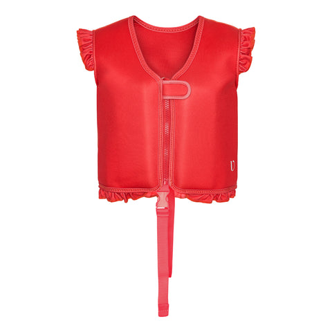 Gilet de bain - Néoprène - Volants - Berry
