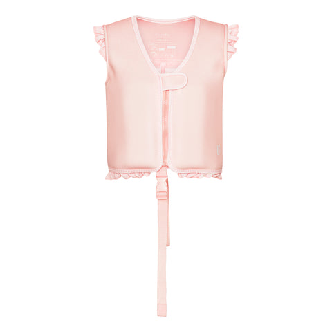 Gilet de bain - Néoprène - Volants - Rose